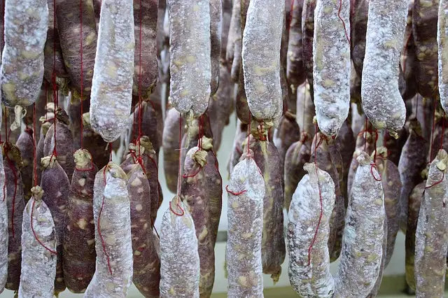 présentation de la fleur de saucisson