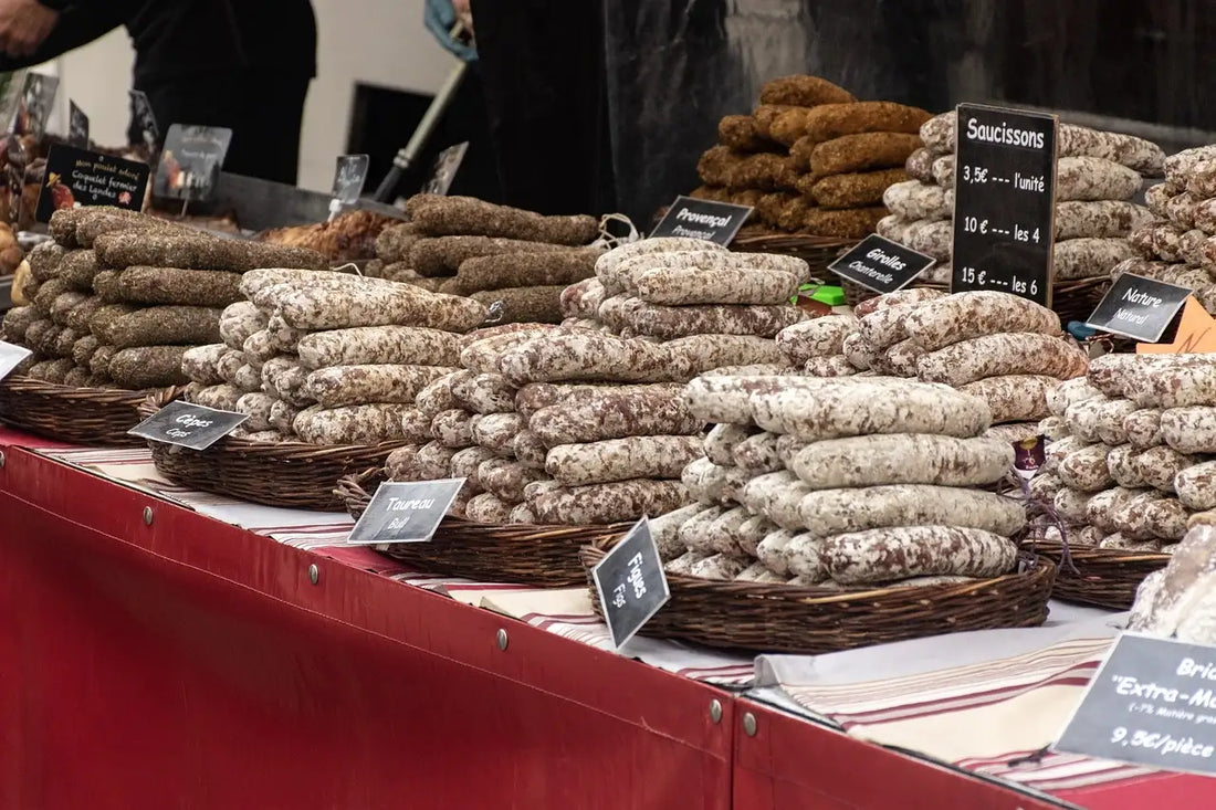 présentation de mini saucissons